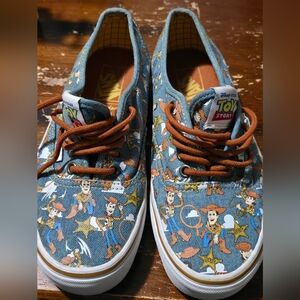 Pre-loved Vans Authentic Toy Story Woody Unisex Sneakers Men's Size 7 Women 8.5